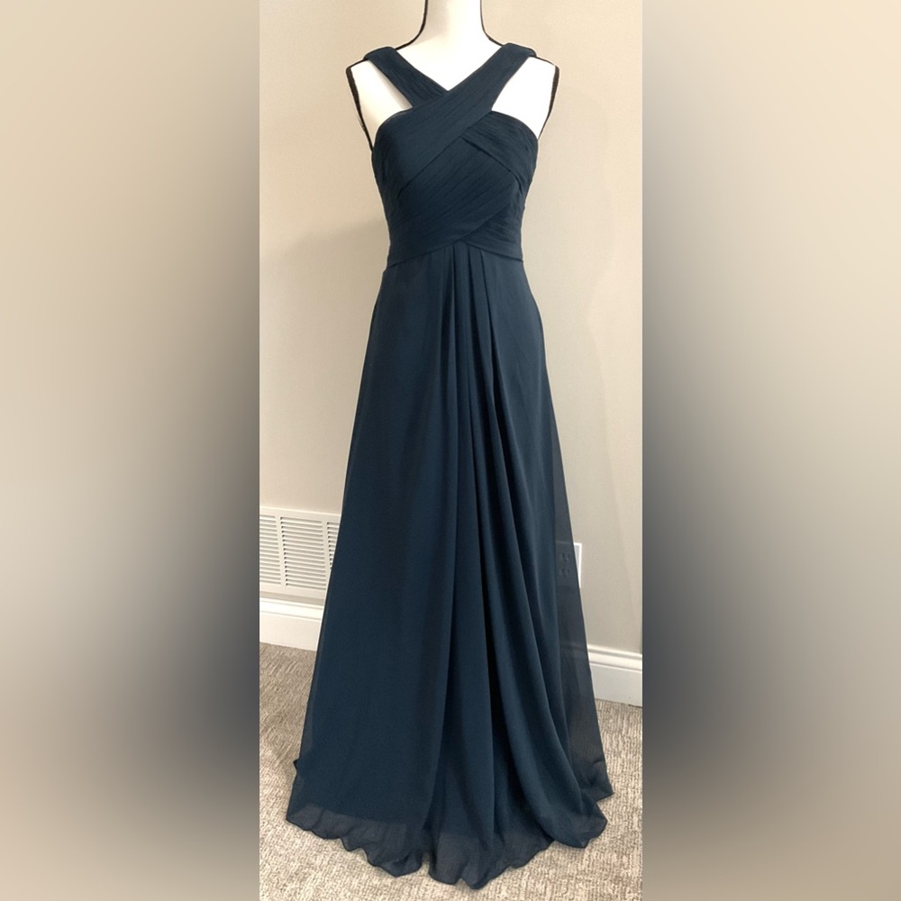 Azazie prom dress blue size 2